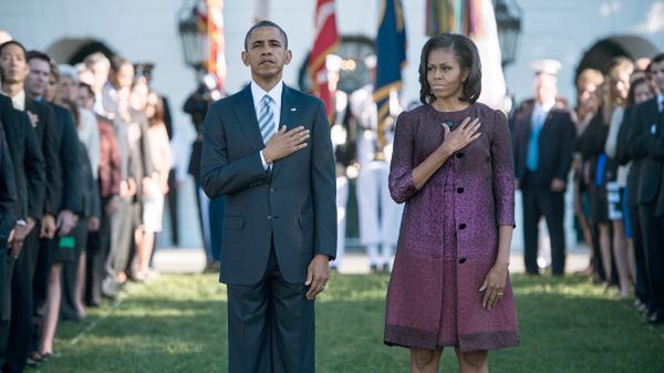Barack Obama z żoną Michelle