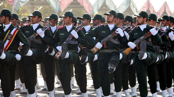 Żołnierze irańskiej Gwardii Rewolucyjnej