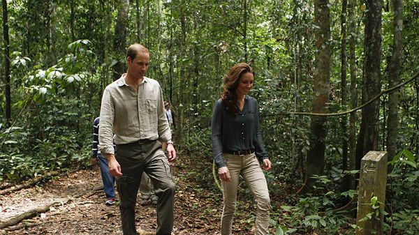 Książę William i jego żona księżna Kate
