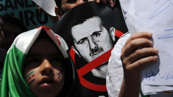 Protest przeciw Asadowi na ulicach Istambułu