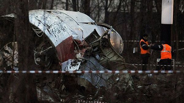 Fragment kadłuba rządowego tupolewa