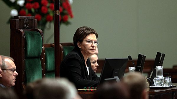 Marszałek sejmu Ewa Kopacz