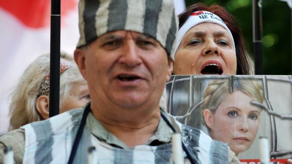Protest obrońców Julii Tymoszenko w Kijowie
