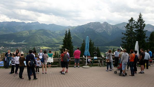 Turyści na Gubałówce