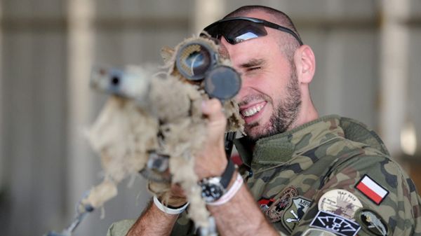 Marcin Gortat w bazie wojskowej w Ghazni