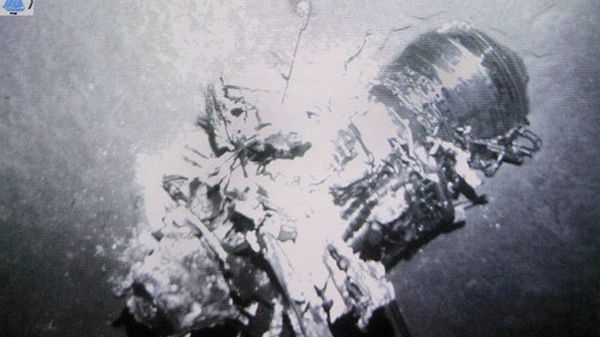 Szczątki rozbitego airbusa