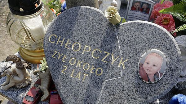 Grób Szymona - "chłopca z Cieszyna"