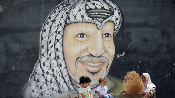 Arafat jest postrzegany jako legendarny przywódca Palestyńczyków