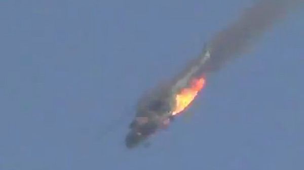 Zestrzelony śmigłowiec