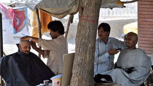 Fryzjerzy w Pakistanie