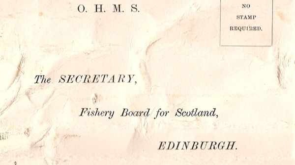 Strona tytułowa listu znalezionego w butelce