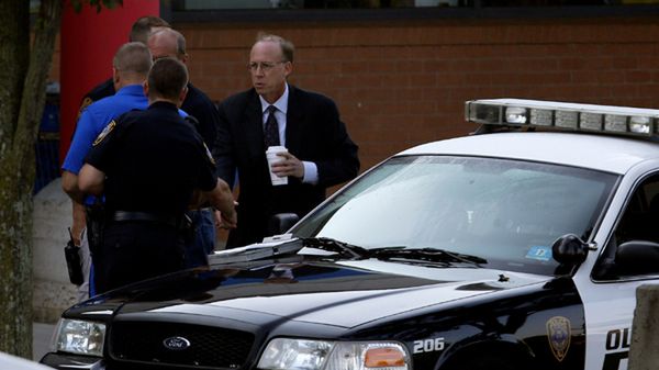 Policja na miejscu tragedii w Old Bridge