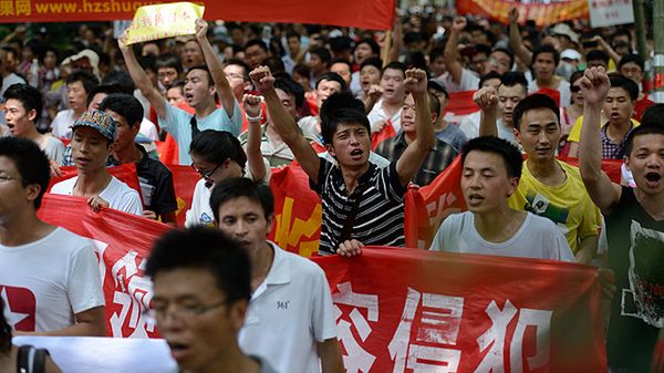W Chinach protestowały tysiące ludzi