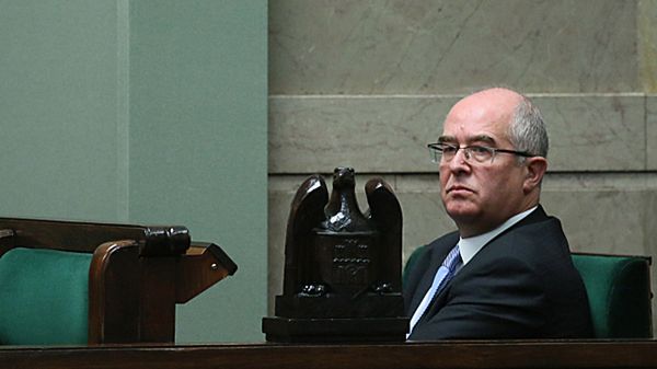 Prokurator generalny Andrzej Seremet w czasie debaty na temat Amber Gold