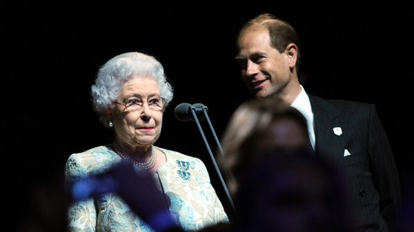 Królowa Elżbieta II i Książę Edward