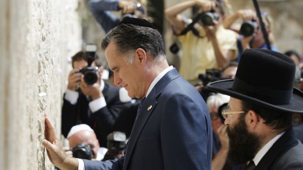Mitt Romney z wizytą w Jerozolimie