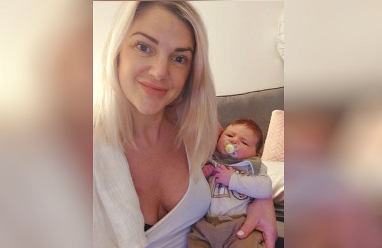 Diane Bowden z dzieckiem