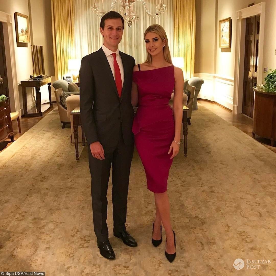 Ivanka Trump na Kongersie w czerwonej koktailowej sukni