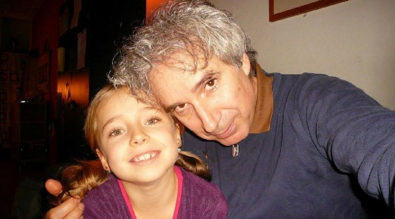 Lotte ze swoim ojcem 