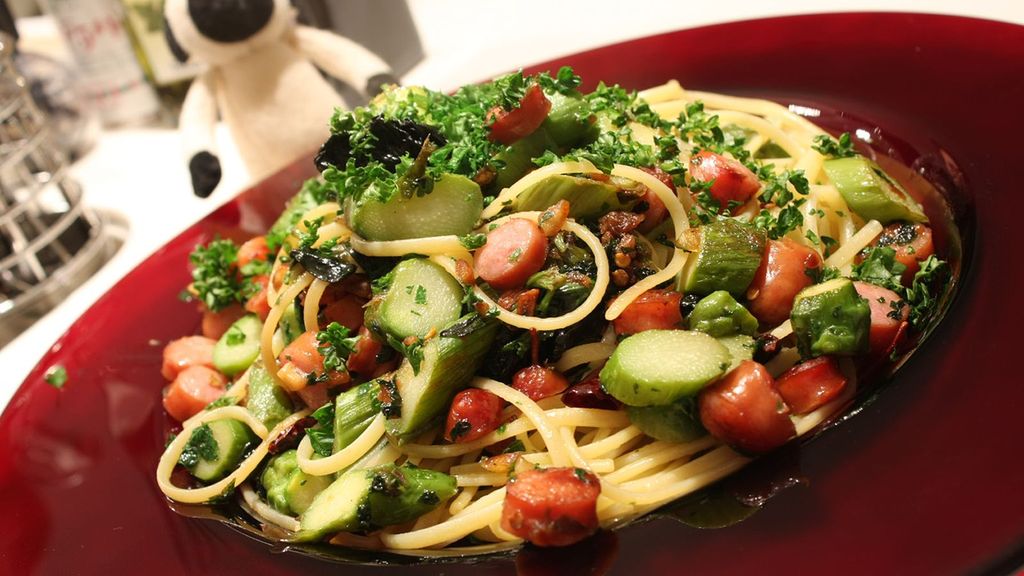 Pasta z zielonego chili