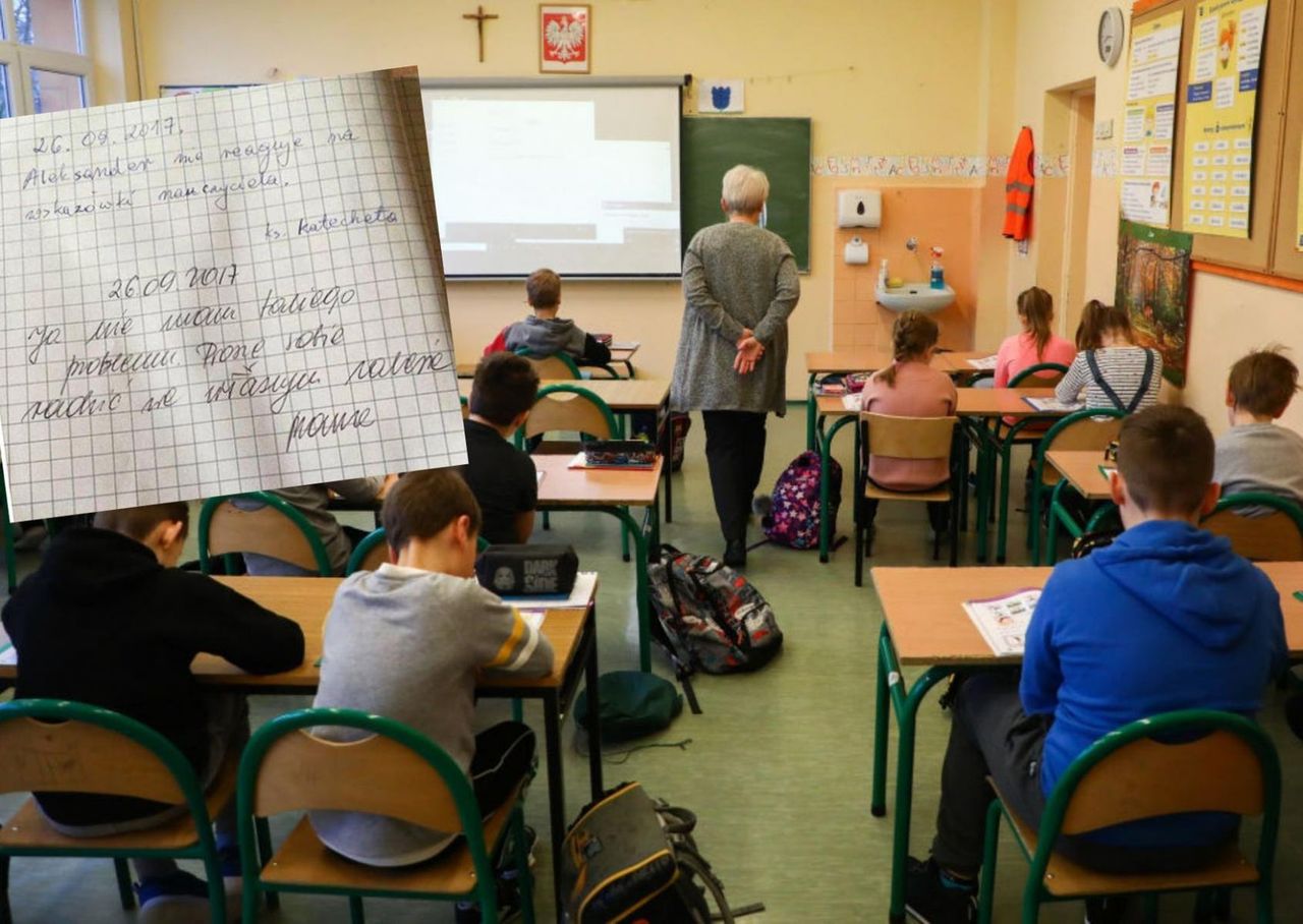 Chłopiec dostał uwagę na lekcji religii. Internauci są zachwyceni reakcją matki