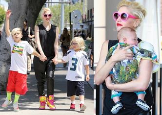 Gwen Stefani z TRZEMA SYNAMI na zakupach!