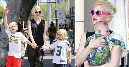 Gwen Stefani z TRZEMA SYNAMI na zakupach!