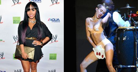 Snooki o Miley Cyrus: "Kocham, gdy jest naga. Świętemu Mikołajowi stanie!"