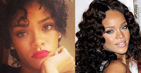 Rihanna wróciła do kręconych włosów! (ZDJĘCIA)