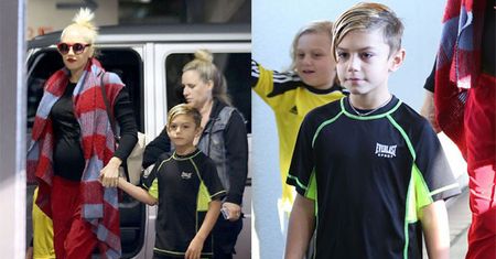 Ciężarna Gwen Stefani z synami (PODOBNI?)