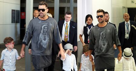 Ricky Martin z SYNAMI! (ZDJECIA)