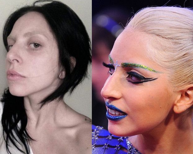 Lady Gaga BEZ MAKIJAŻU! Podobna?