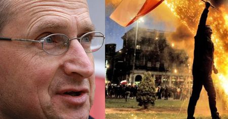 Cejrowski o spaleniu tęczy: "NARESZCIE!!!"