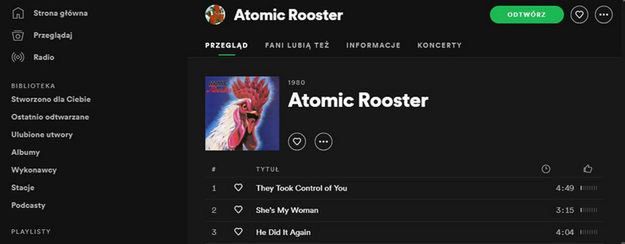 Spotify sprawdzi adres użytkownika