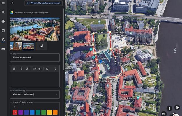 Nowy element Google Earth