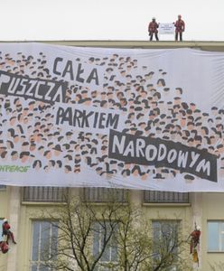Jan Szyszko o akcji Greenpeace na dachu budynku Ministerstwa Środowiska: chcę im podziękować za promocję, na pewno moje służby już poszły do nich z herbatą