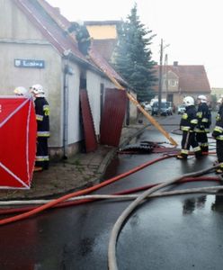 Tragiczny pożar w Margoninie - zginął 60-letni mężczyzna