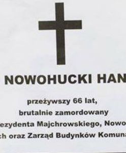 Tajemnicze klepsydry w Nowej Hucie? Mieszkańcy ogłaszają "śmierć nowohuckiego handlu"