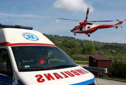 Wypadek w Tatrach. Turysta zsunął się po śniegu