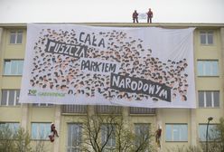 Jan Szyszko o akcji Greenpeace na dachu budynku Ministerstwa Środowiska: chcę im podziękować za promocję, na pewno moje służby już poszły do nich z herbatą