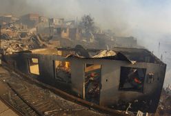 Chile: gigantyczny pożar lasów. 5 miejscowości w płomieniach