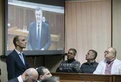 Za pomocą łącza wideo Janukowycz dowiedział się, że jest "podejrzanym"