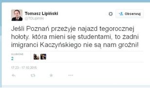 Radny PO z Poznania o bawiących się na Starym Rynku: "hołota, która mieni się studentami"