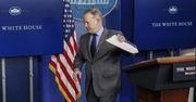 Rzecznik Białego Domu Sean Spicer oskarża media o celowe obniżanie rangi inauguracji Trumpa