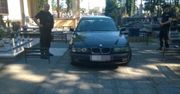 Pijany jeździł BMW po cmentarzu w Opatówku