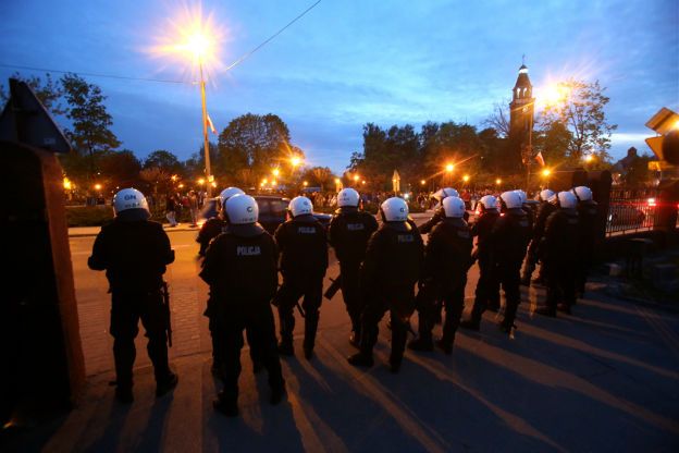 Kolejne starcia kibiców z policją w Knurowie