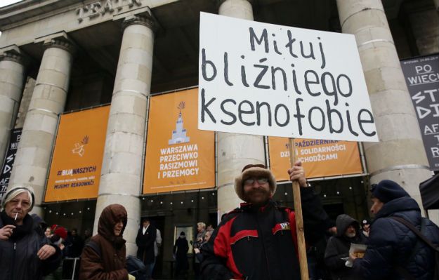 Pod hasłem "Polska przeciwko rasizmowi i przemocy" manifestowano w Warszawie