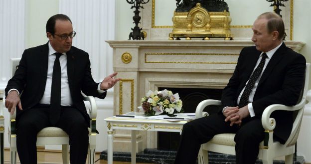 Francois Hollande: będziemy wymieniać z Rosją dane wywiadowcze w sprawie IS