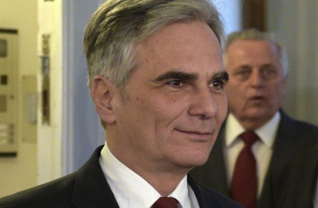 Kanclerz Austrii Werner Faymann ustąpił ze stanowiska. Zastąpił go dotychczasowy wicekanclerz