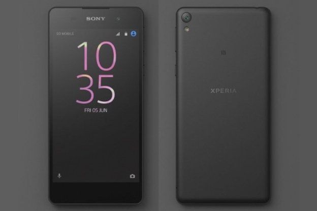 Xperia E5 na zdjęciu